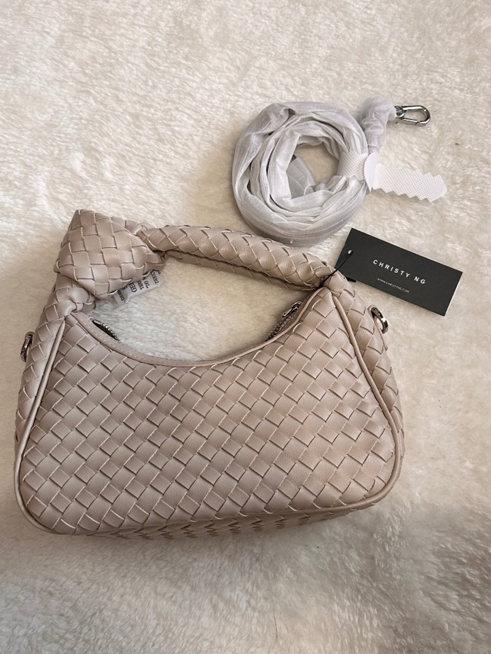 Cristy Ng - Luciana Woven Mini Crossbody Bag